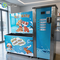 Unité de bain automatique pour animaux de compagnie avec application pour site domestique, pour le toilettage et le lavage des animaux