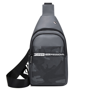 Sac bandoulière unisexe professionnel, vertical, carré, grande capacité, en tissu Oxford, sac de poitrine décontracté, toutes saisons - Product Image 1