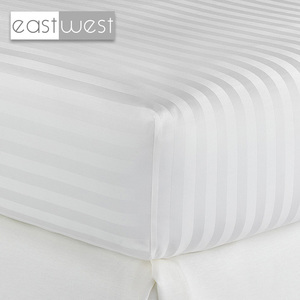 ชุดเครื่องนอนผ้าซาตินลายทาง<span class=keywords><strong>3</strong></span>ซม. ผ้าฝ้ายอียิปต์ชุดเครื่องนอนผ้าฝ้ายบริสุทธิ์4ชิ้น - Product Image 5