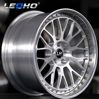 LH Custom 2-teilige geschmiedete Tiefbettfelge 5X112 5X114.3 5X120 Alufelgen für F80 M3 R35 GT R 370Z WRX STI GTI Golf R RX 7 Supra