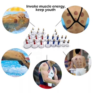 Ensemble de ventouses magnétiques en plastique pour thérapie traditionnelle chinoise, 12 ventouses, thérapie <span class=keywords><strong>Hijama</strong></span> sans <span class=keywords><strong>feu</strong></span> <span class=keywords><strong>avec</strong></span> pistolet à air - Product Image 3