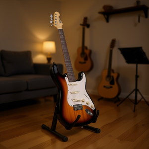 Soporte Universal Plegable para Guitarra Db 5 Core, Estructura Metálica Resistente con Ajuste de Altura para Guitarra Acústica, Eléctrica, Bajo, Mandolina y Banjo - Product Image 2