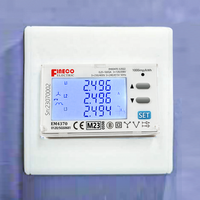 Medidor de Energía Digital Trifásico de CA para Paneles Solares con Certificación CE MID, Modelo EM4370, con RS485 y Alta Precisión