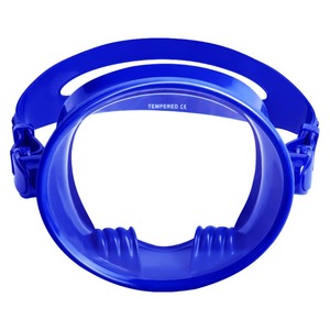 Máscara de Buceo Ovalada de Lente Única Clásica Sinodiving, <span class=keywords><strong>Snorkel</strong></span> Redondo sin Marco <span class=keywords><strong>con</strong></span> Vista Amplia de Silicona para Buceo Libre y Natación - Product Image 2