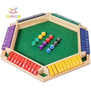 Jeu <span class=keywords><strong>de</strong></span> dés Qiaike Shut the Box, 2 à 6 joueurs, jeu <span class=keywords><strong>de</strong></span> <span class=keywords><strong>société</strong></span> en bois pour la famille, <span class=keywords><strong>jeux</strong></span> mathématiques pour adultes et enfants, jeu <span class=keywords><strong>de</strong></span> fête, jeu <span class=keywords><strong>de</strong></span> <span class=keywords><strong>club</strong></span> - Product Image 1