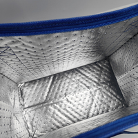 Sac fourre-tout isotherme non tissé pressé à chaud avec logo personnalisé sacs isothermes en feuille d'aluminium