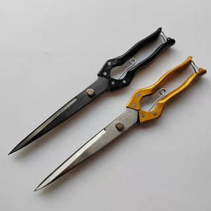 Ciseaux à laine Jisen en acier inoxydable noir de qualité industrielle pour la coupe du bétail - Product Image 3