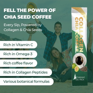 Café noir de graines de chia instantanées en boîte 0 graisse et sans saccharose remplacement de repas de remise en forme pour adultes - Product Image 6