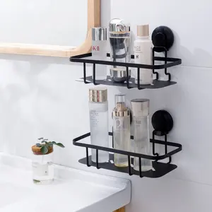 TAILI beschichteter Stahl Badezimmer Wand Dusch regal Organizer Dusche Caddy Badezimmer Lagerung Saugnapf Dusche Caddy