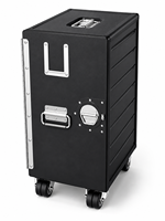 Chariot de service aérien en aluminium Atlas standard avec grand conteneur à roulettes, grand conteneur Atlas pour le transport en vol avec roulettes