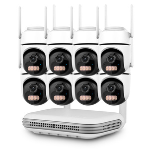 KERUI 3MP Güvenlik Kameraları NVR 8 Kanallı Sistem WIFI Gözetim Kablosuz Ağ Kamerası Ev Güvenlik <span class=keywords><strong>CCTV</strong></span> NVR Seti Yüz Tanıma - Product Image 1