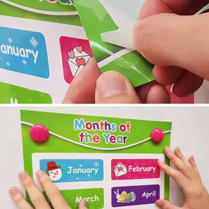 Tableaux éducatifs d'apprentissage, alphabet ABC, mois de l'année, <span class=keywords><strong>affiche</strong></span>, crèche, éducation à domicile, maternelle, salle de classe, préscolaire, affiches - Product Image 2