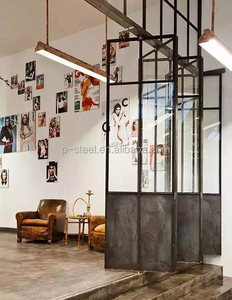 Window Partition Hydraulic Steel Door 2023-04 Modern Design Folding Customized Vertical Warehouse Decoration - Product Image 1