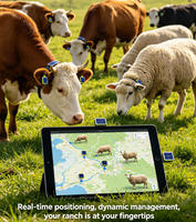 Kit de panneaux solaires personnalisable, adaptateur multi-angles étanche IP67 pour le suivi GPS 5G des bovins et des ovins