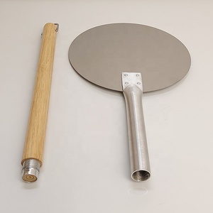 <span class=keywords><strong>Pala</strong></span> para Pizza de Acero Inoxidable de 14 Pulgadas, Plegable, con Base de Madera de Caucho, Perforada, Diseño de Grado Alimenticio, Fácil de Usar - Product Image 4