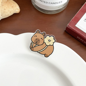 Venta al por mayor Clips de <span class=keywords><strong>pez</strong></span> <span class=keywords><strong>globo</strong></span> de dibujos animados Clip de papel acrílico Clips de papelería Kawaii - Product Image 6