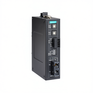 Convertisseur de média fibre optique Moxa ICF-1150-M-ST-T, monomode, port ST, RJ45, Ethernet industriel - Product Image 2