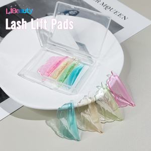 Bigoudis pour permanente de cils, 4 tailles, tiges transparentes pour rehaussement de cils, coussinets en silicone sans colle pour rehaussement de cils - Product Image 4