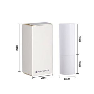 Pommade de maquillage végétalienne longue durée marque privée une étape <span class=keywords><strong>tampon</strong></span> pour sourcils Kit de <span class=keywords><strong>pochoir</strong></span> <span class=keywords><strong>tampon</strong></span> pour sourcils - Product Image 6