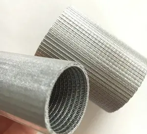 Fine 5 10 20 micron Stainless steel 304 316L 310S titanium nickel alloy inconel monel woven sintered mesh screen filter