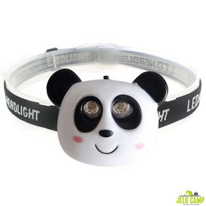 Lovely Panda Kids Animal 2 LED Headlamp Regalos para niños con Dino Lion Dog Shark Cat Monkey Outdoor Otros Camping Senderismo Light - Product Image 1