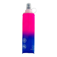 Gourde souple pliable en TPU écologique pour course à pied, gym, randonnée, bouteilles d'eau, articles de boisson