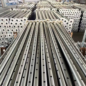 Giàn giáo acrow Prop xây dựng hỗ trợ jack cắm mạ kẽm ván khuôn thép có thể điều chỉnh đạo cụ bê tông andaimes shoring bài viết - Product Image 1