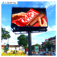 Paneles de Pantalla LED Programables para Publicidad Exterior, Resistentes al Agua, de Instalación Rápida, P6 P8 P10