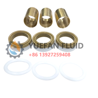 Pièces de pompe pour machine à très haute pression 15 000 PSI 61124 # Ensemble de 18 joints d'étanchéité pour nettoyage à jet d'eau