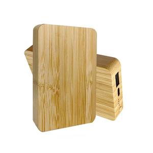 Banque d'alimentation en bambou écologique 5000 mAh, portable, avec indicateur LED, grande surface d'impression de logo, USB 10W - Product Image 1