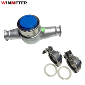 En Çok Satan DN15-DN65 Hızlı Kelepçeli Su Sayacı 304/316 Paslanmaz Çelik R100 Orijinal Üretici Uygun Maliyetli HVAC Soğutma - Product Image 1