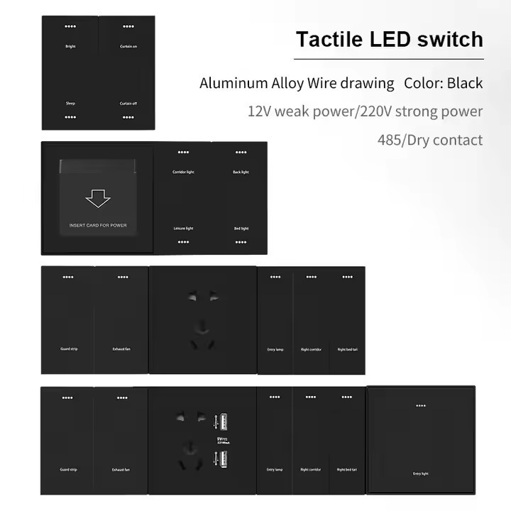 Modular Mini Smart LED Touch Dimmer Switch Smart Touch Switch Interruptor Wifi Wall Switches for Smart Home 10A 250V · image 4