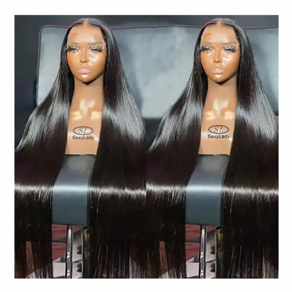 Frontale Glueless Full Hd Lace Pruik, Cuticula Uitgelijnd Virgin Raw Indian Hair Pruik, Onbewerkte 100% Rechte Braziliaanse Human Hair Pruik