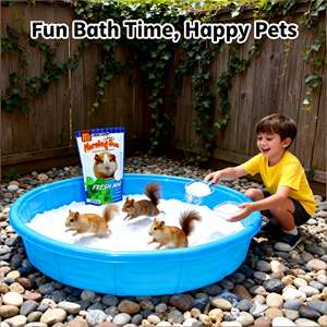 ทรายอาบน้ำแฮมสเตอร์ ดองไน เพ็ทส์ แฟคทอรี่ 100% ธรรมชาติ ปลอดฝุ่น กลิ่นลาเวนเดอร์ ผลิตจากโดโลไมต์ น้ำหนัก 1 กก. - Product Image 1