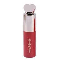 Tube de brillant à lèvres avec logo Love, flacon vide en plastique pour maquillage, emballage à vis anti-déversement, personnalisable avec logo