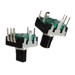 Interruptor codificador 2 condutores 3 condutores amplificador codificador controle de volume resistor variável de controle de velocidade EC12S-H6-L20F7-24P-24C