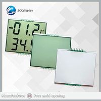Módulo de Pantalla LCD de 7 Segmentos TN Gris de Alta Definición, Segmento de Temperatura y Humedad Positiva para Instrumentación, Modelo T61661G