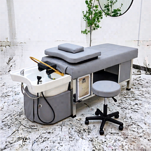 Modern <b>Electric</b> Rotation Professional Beauty Salon Barbershop Hair Washing Shampoo Bed <b>Head</b> Spa Steam Water Therapy Circulating - Product Image 1