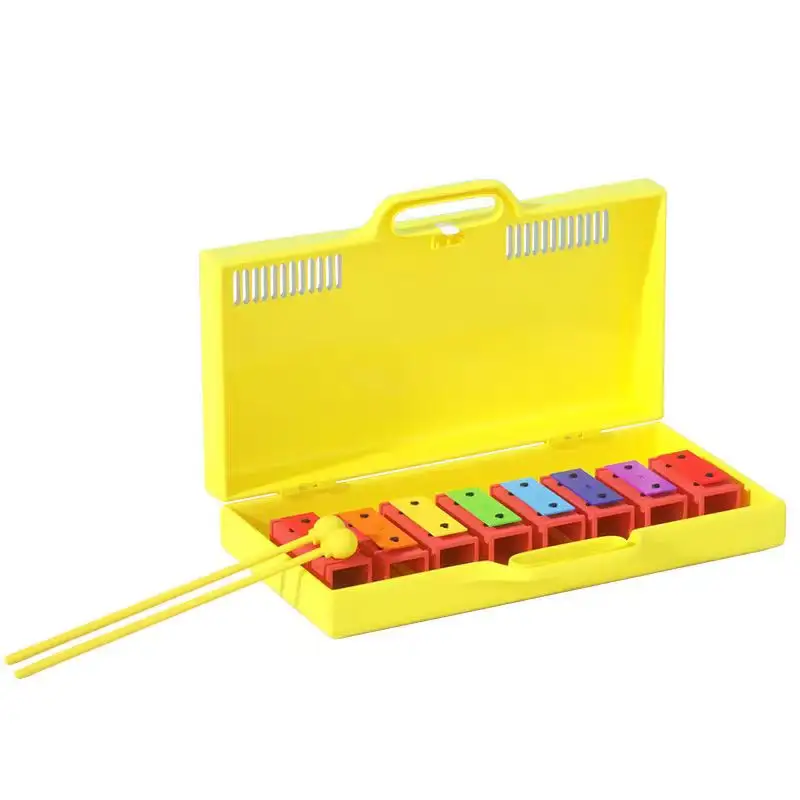 China Supplier Wholesale Wooden Rainbow Blocks Music Toy Baby Musical Toys 3 In 1 Piano Keyboard Bass Xylophone