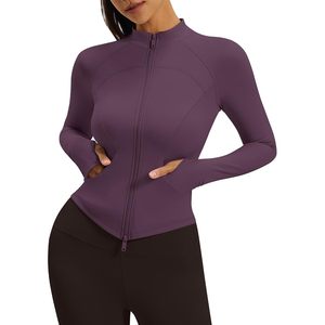 Chaqueta Deportiva Corta para Mujer FOXA, con Cierre Completo, Ligera, Ajustada, para Yoga, con Bolsillo - Product Image 1