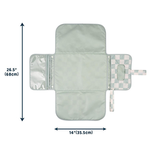 Estación de cambio de pañales de bebé de poliéster portátil con toallitas bolsillo impreso cambio de pañales <span class=keywords><strong>bolsa</strong></span> de viaje - Product Image 1