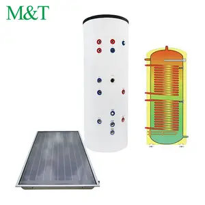 Watermark certified competitive price insulated stainless steel solar hot water storage tank , electric/buffer tank for boiler