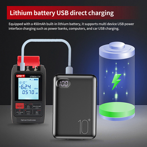 UNI-T UT693A Série de puissancemètres optiques de type C/T, puissancemètre à fibre optique VFL OPM, testeur de câbles réseau RJ45 L77 - Product Image 6