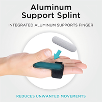 Attelle pour doigt arqué, support et redresseur de doigts pour tous les doigts, stabilisateur de phalanges pour sténose et ténosynovite, logo personnalisé
