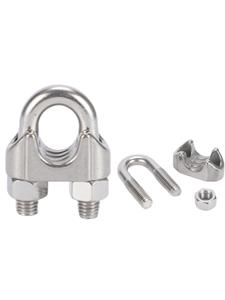 Abrazadera <span class=keywords><strong>de</strong></span> Cable <span class=keywords><strong>de</strong></span> Acero Galvanizado con Tapa Antideslizante, Tamaños Personalizables, Gran Venta - Product Image 1