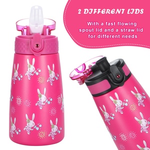 Warehouse Sublimation Tumblers 12oz Stainless Steel Insulated Kids Tumblers Sublimation Straight Kids Water Bottles - Product Image 2