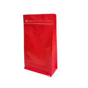 リサイクル可能なフラットボトムコーヒー包装袋（バルブとジッパー付き） - Product Image 5