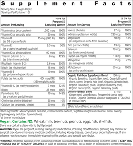 Integratore Multivitaminico da Concepimento a Postpartum, Alta Potenza, Assorbimento Clinicamente Provato di Vitamina D, B2, Folato - Product Image 2