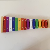 Wholesale Orff Percussion Instrument 15 Notes Portable Rainbow Glockenspiel Xylophone Musical Percussion Instrument for Kids
