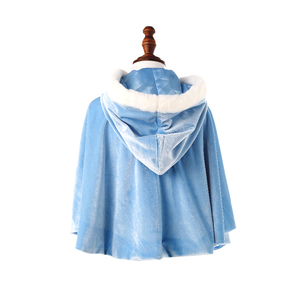 Cape de Noël en coton pour filles <span class=keywords><strong>Belle</strong></span> Princesse, certifiée OPA, CE, CPC, jaune, liquidation de stock, polaire thermique, livraison rapide - Product Image 2